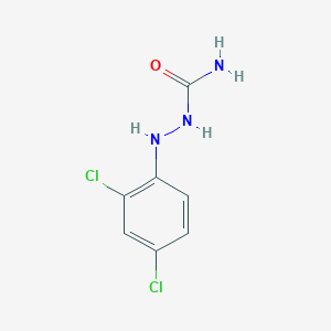 molecular formula C7H7Cl2N3O B8571617 2-(2,4-Dichlorophenyl)hydrazine-1-carboxamide CAS No. 14657-26-2