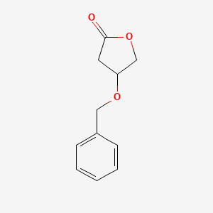 molecular formula C11H12O3 B8571629 4-(benzyloxy)dihydrofuran-2(3H)-one 