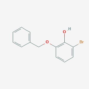 molecular formula C13H11BrO2 B8571634 2-(Benzyloxy)-6-bromophenol 