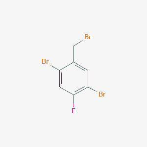 molecular formula C7H4Br3F B8571636 2,5-Dibromo-4-fluorobenzyl bromide 