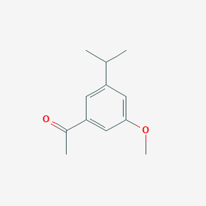 molecular formula C12H16O2 B8571894 1-(3-Isopropyl-5-methoxyphenyl)ethanone 