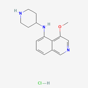 B8572208 4-(4-Methoxy-5-isoquinolyl)aminopiperidine hydrochloride CAS No. 651308-09-7