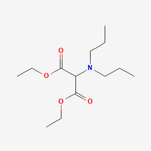 molecular formula C13H25NO4 B8572209 Diethyl (dipropylamino)propanedioate CAS No. 82697-03-8