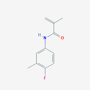 molecular formula C11H12FNO B8572292 N-(4-Fluoro-3-methylphenyl)-2-methylprop-2-enamide CAS No. 821765-34-8