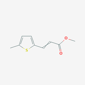molecular formula C9H10O2S B8572319 3-(5-Methyl-thiophen-2-yl)-acrylic acid methyl ester 