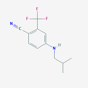 4-(Isobutylamino)-2-(trifluoromethyl)benzonitrile