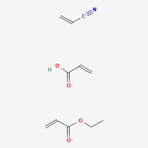 molecular formula C11H15NO4 B8572584 Ethylacrylate acrylic acid acrylonitrile CAS No. 29009-41-4