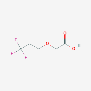 molecular formula C5H7F3O3 B8572635 (3,3,3-Trifluoropropoxy)acetic acid 