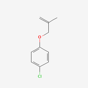 molecular formula C10H11ClO B8572733 3-(4-Chlorophenoxy)2-methyl-1-propene 