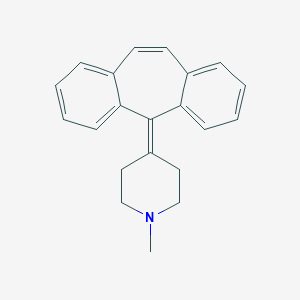 molecular formula C21H21N B085728 环庚沙丁 CAS No. 129-03-3