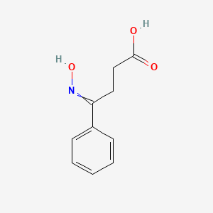 molecular formula C10H11NO3 B8572850 4-(Hydroxyimino)-4-phenylbutanoic acid 