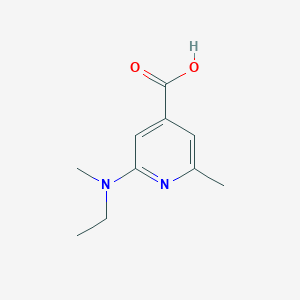 molecular formula C10H14N2O2 B8572910 2-(Ethyl-methyl-amino)-6-methyl-isonicotinic acid 