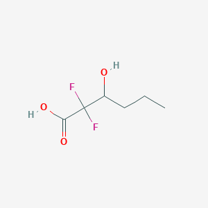 2,2-Difluoro-3-hydroxyhexanoic acid