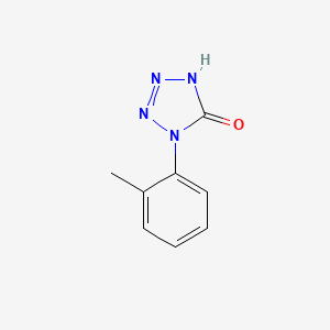 molecular formula C8H8N4O B8572985 1-(2-Methylphenyl)-1,2-dihydro-5H-tetrazol-5-one CAS No. 161888-39-7