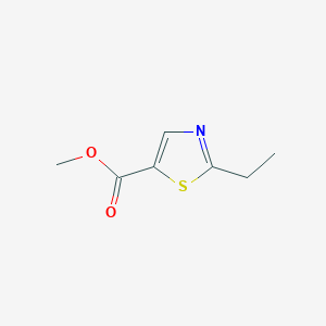molecular formula C7H9NO2S B8573016 Methyl 2-ethyl-thiazole-5-carboxylate 