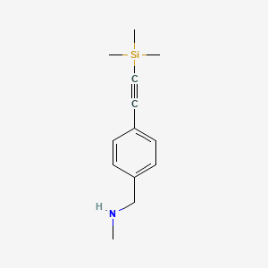 Methyl-(4-trimethylsilanylethynyl-benzyl)-amine