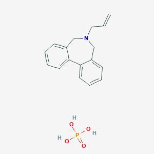 molecular formula C17H20NO4P B085732 阿扎培汀磷酸盐 CAS No. 130-83-6