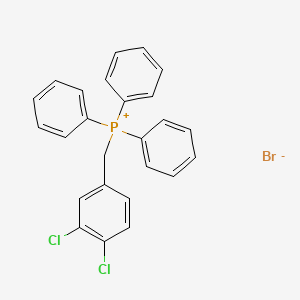 molecular formula C25H20BrCl2P B8573213 [(3,4-Dichlorophenyl)methyl](triphenyl)phosphanium bromide CAS No. 145786-65-8