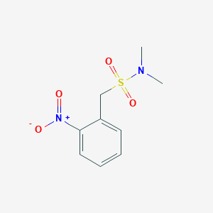 molecular formula C9H12N2O4S B8573318 2-nitrobenzyl-N,N-dimethylsulfonamide 