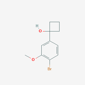 1-(4-Bromo-3-methoxyphenyl)cyclobutanol