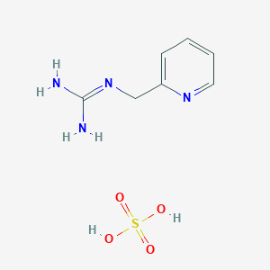 molecular formula C7H12N4O4S B8573404 2-Pyridylmethyl guanidine sulfate CAS No. 108833-93-8