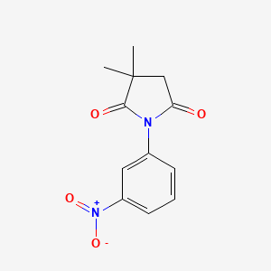 3,3-Dimethyl-1-(3-nitrophenyl)pyrrolidine-2,5-dione