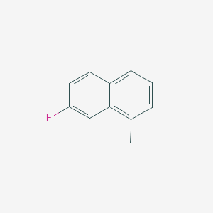 molecular formula C11H9F B8573539 7-Fluoro-1-methyl-naphthalene 