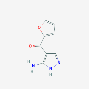(3-Amino-1H-pyrazol-4-yl)(2-furanyl)methanone