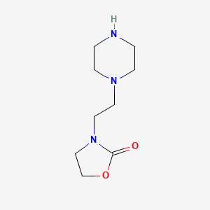 3-[2-(1-Piperazinyl)ethyl]-2-oxazolidinone