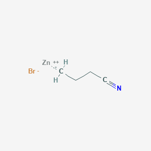 molecular formula C4H6BrNZn B8573608 3-Cyanopropyl ZINC bromide 