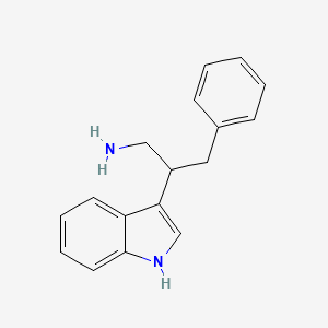 3-[(beta-Benzylamino)ethyl]indole
