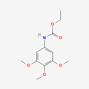 molecular formula C12H17NO5 B8573667 Ethyl 3,4,5-trimethoxyphenylcarbamate 