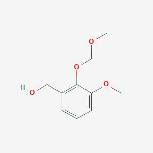molecular formula C10H14O4 B8573672 2-Methoxymethoxy-3-methoxybenzyl alcohol 