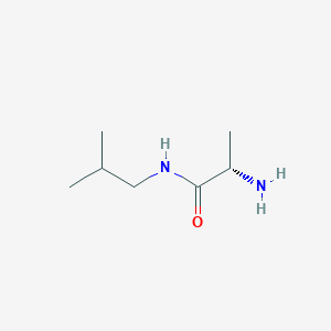 molecular formula C7H16N2O B8573680 N1-Isobutyl-L-alaninamide 