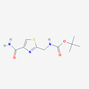 2-(N-Boc-aminomethyl)thiazole-4-carboxamide