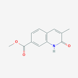 Methyl 3-methyl-2-oxo-1,2-dihydroquinoline-7-carboxylate
