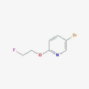 molecular formula C7H7BrFNO B8573824 2-(2-Fluoroethoxy)-5-bromopyridine 
