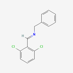 molecular formula C14H11Cl2N B8573855 (E)-N-Benzyl-1-(2,6-dichlorophenyl)methanimine CAS No. 94655-25-1
