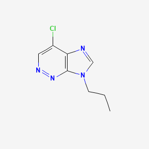 molecular formula C8H9ClN4 B8573881 4-Chloro-7-propyl-7H-imidazo[4,5-c]pyridazine 