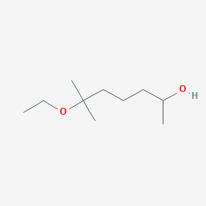 molecular formula C10H22O2 B8573947 6-Ethoxy-6-methylheptan-2-OL CAS No. 51776-69-3