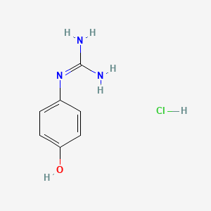molecular formula C7H10ClN3O B8574029 1-(4-Hydroxyphenyl)Guanidine Hydrochloride CAS No. 24067-10-5