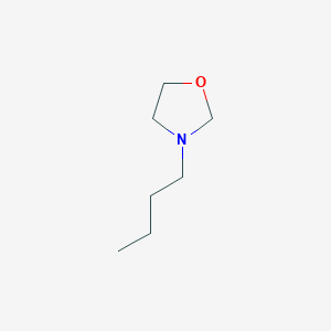 molecular formula C7H15NO B8574050 3-Butyl-1,3-oxazolidine CAS No. 1630-74-6