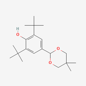 2,6-Di-tert-butyl-4-(5,5-dimethyl-1,3-dioxan-2-yl)phenol