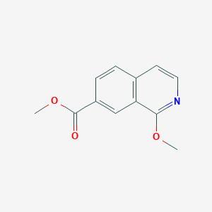 molecular formula C12H11NO3 B8574157 methyl 1-methoxyisoquinoline-7-carboxylate CAS No. 1374258-31-7