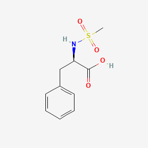 molecular formula C10H13NO4S B8574173 N-Methanesulfonyl-D-phenylalanine 
