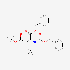 5,6-dibenzyl 7-tert-butyl (6S,7S)-5-azaspiro[2.5]octane-5,6,7-tricarboxylate