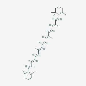 molecular formula C40H56 B085742 β-胡萝卜素 CAS No. 116-32-5