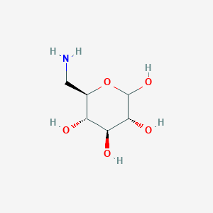 molecular formula C6H13NO5 B8574221 6-amino-6-deoxy-D-glucopyranose 