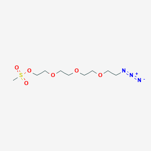 molecular formula C9H19N3O6S B8574258 2-(2-(2-(2-Azidoethoxy)ethoxy)ethoxy)ethyl methanesulfonate 