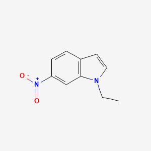 molecular formula C10H10N2O2 B8574327 1-ethyl-6-nitro-1H-indole 